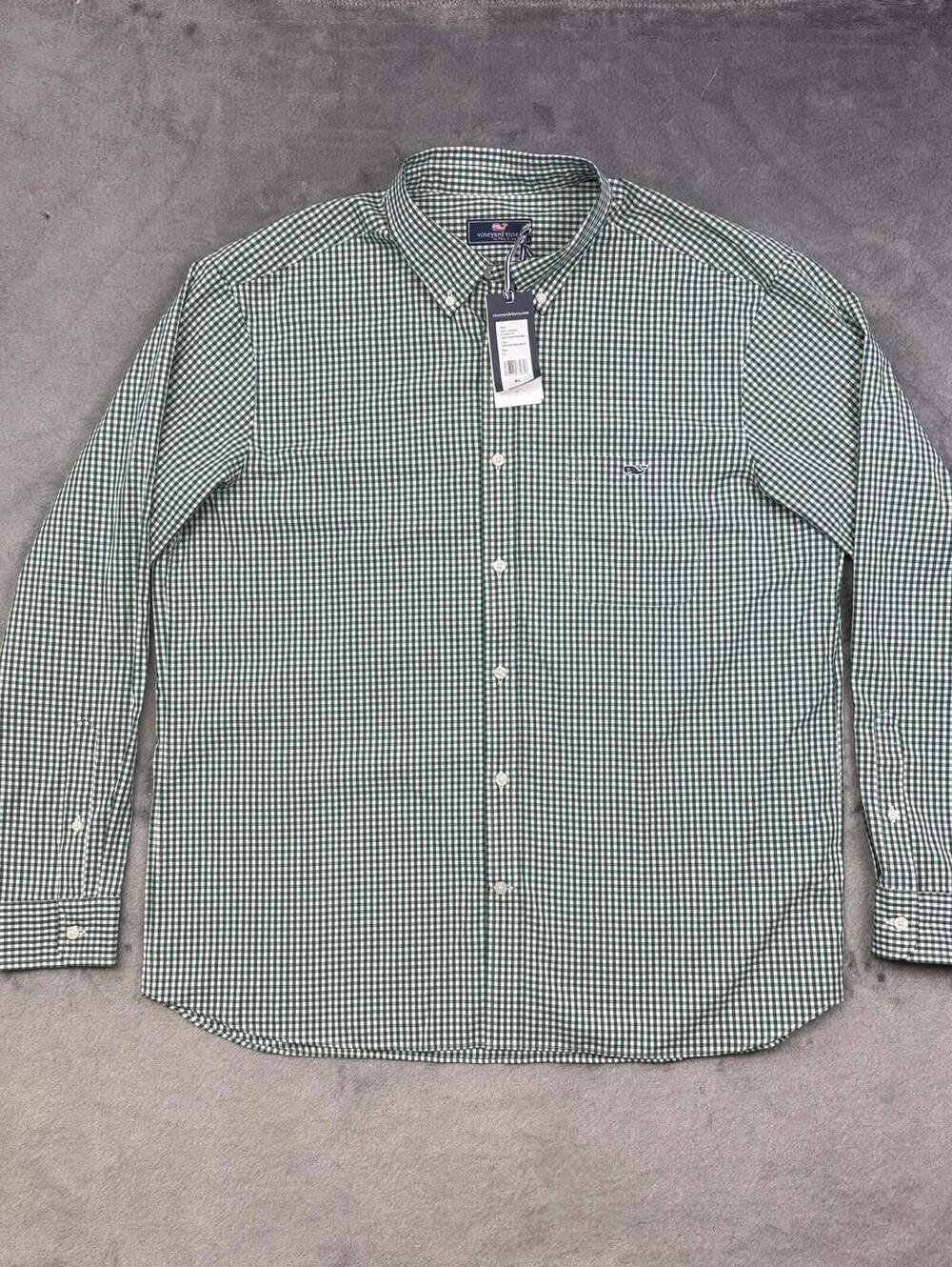 Vineyard Vines Men's Classic Fit Gingham Checkered Shirt